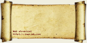 Zorana Bakrač vizit kartica